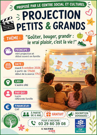 Projection à l'Autre Cité avec le CSC le 5 octobre à 17 h